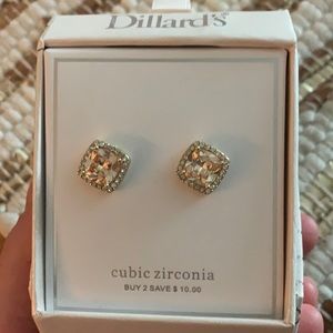 Cubic Zirconia Studs
